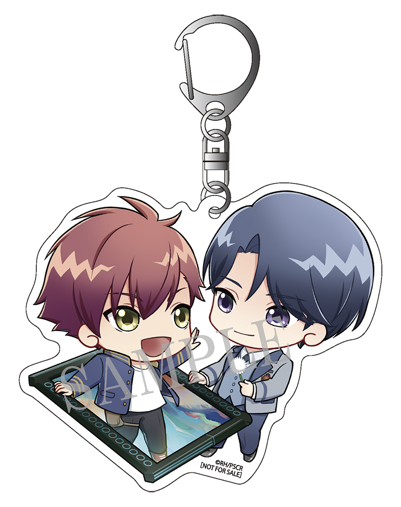 描き下ろしミニキャラアクリルキーホルダー 第1巻：月見里和哉＆多岐瀬響