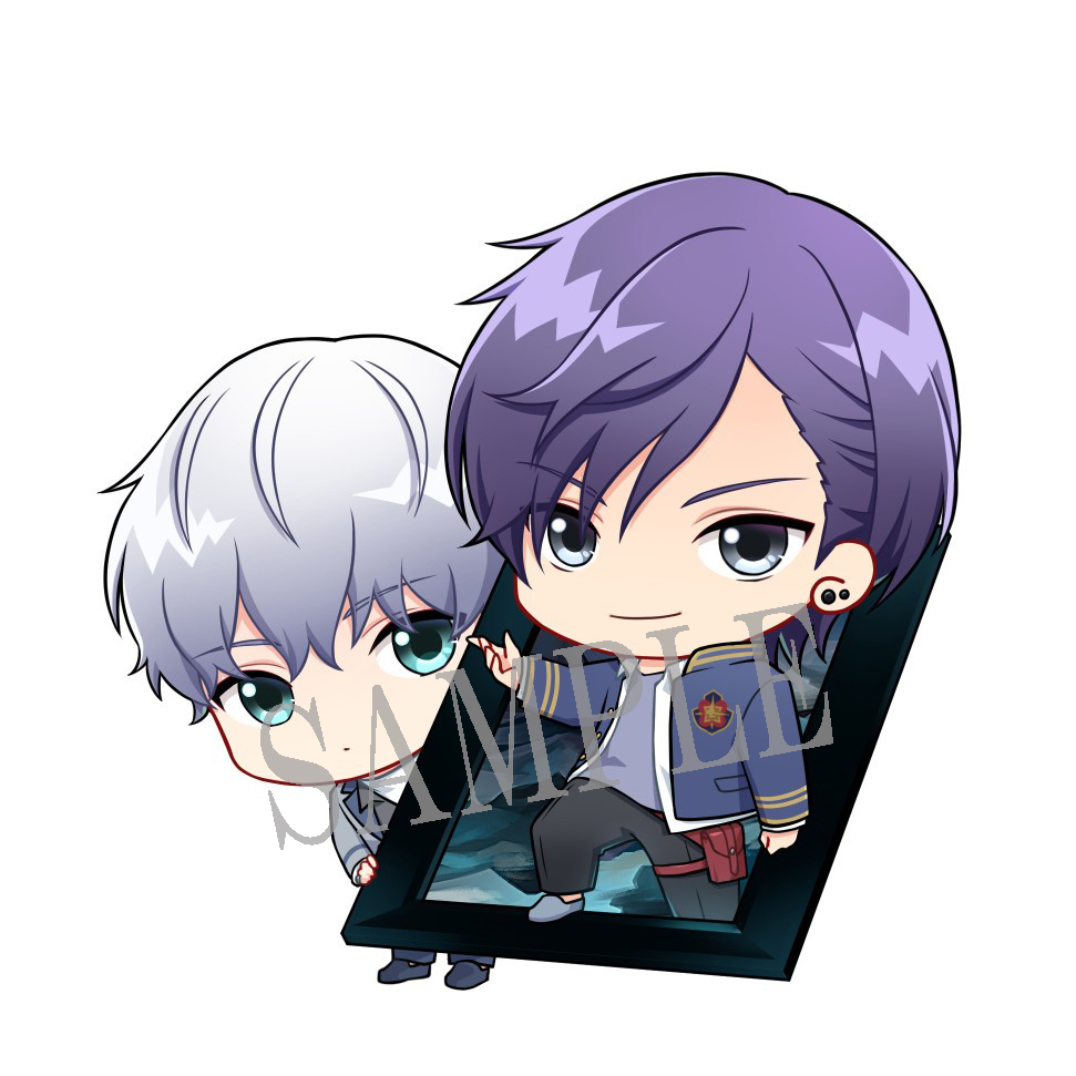 描き下ろしミニキャラアクリルキーホルダー 第3巻：灰島伊織＆由羅拓海