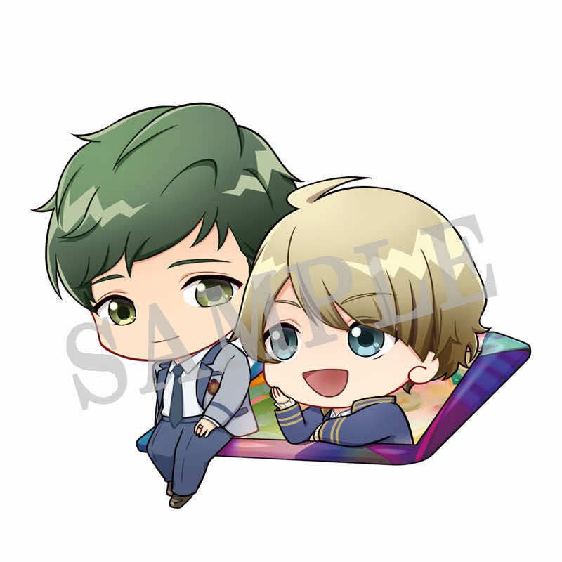 描き下ろしミニキャラアクリルキーホルダー 第4巻：都築純＆難波道臣